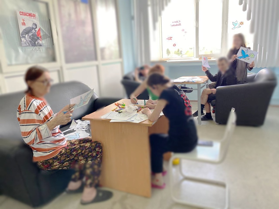 Областной клинический фтизиопульмонологический центр подготовился к празднованию 80-летия Победы!