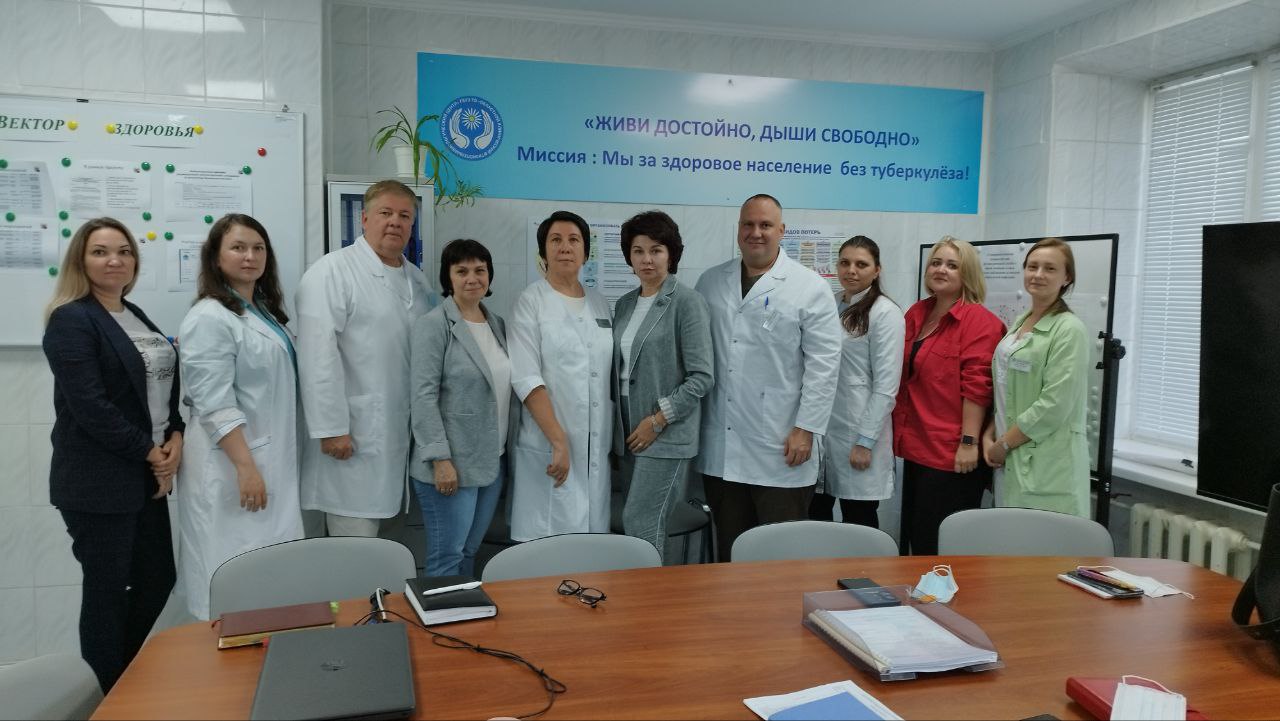 ОКФЦ прошло заседание рабочей группы по проекту «Усовершенствование взаимодействия фтизиатрической службы с общей лечебной сетью в процессе наблюдения за очагами туберкулезной инфекции»