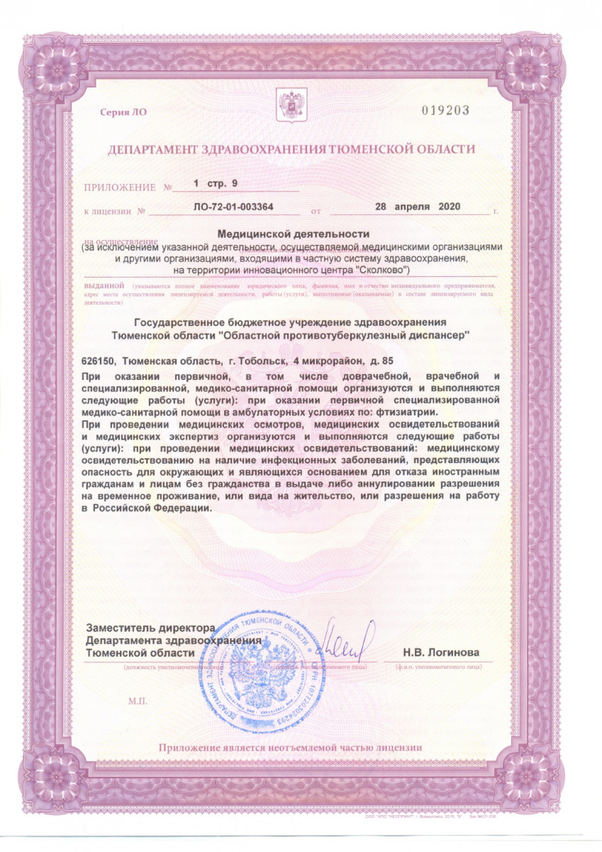 Лицензия на осуществление медицинской деятельности