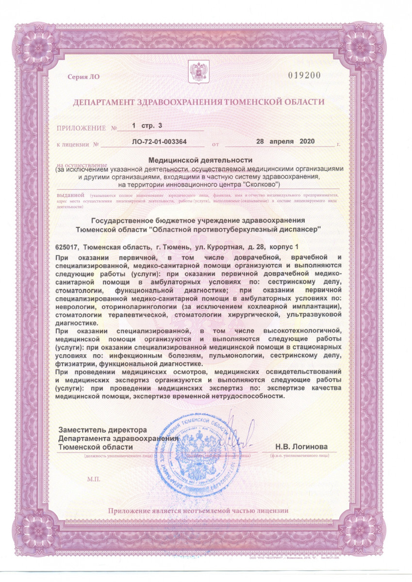 Лицензия на осуществление медицинской деятельности