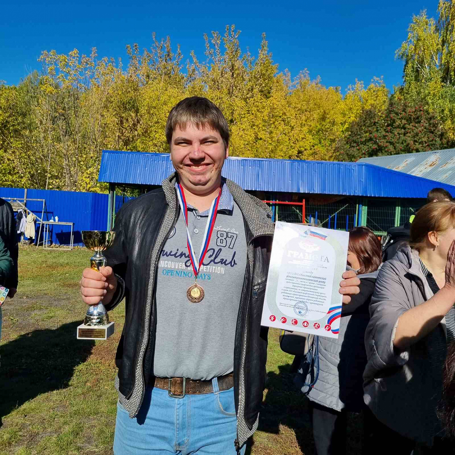 3 МЕСТО В ЛЕГКОАТЛЕТИЧЕСКОМ КРОССЕ
