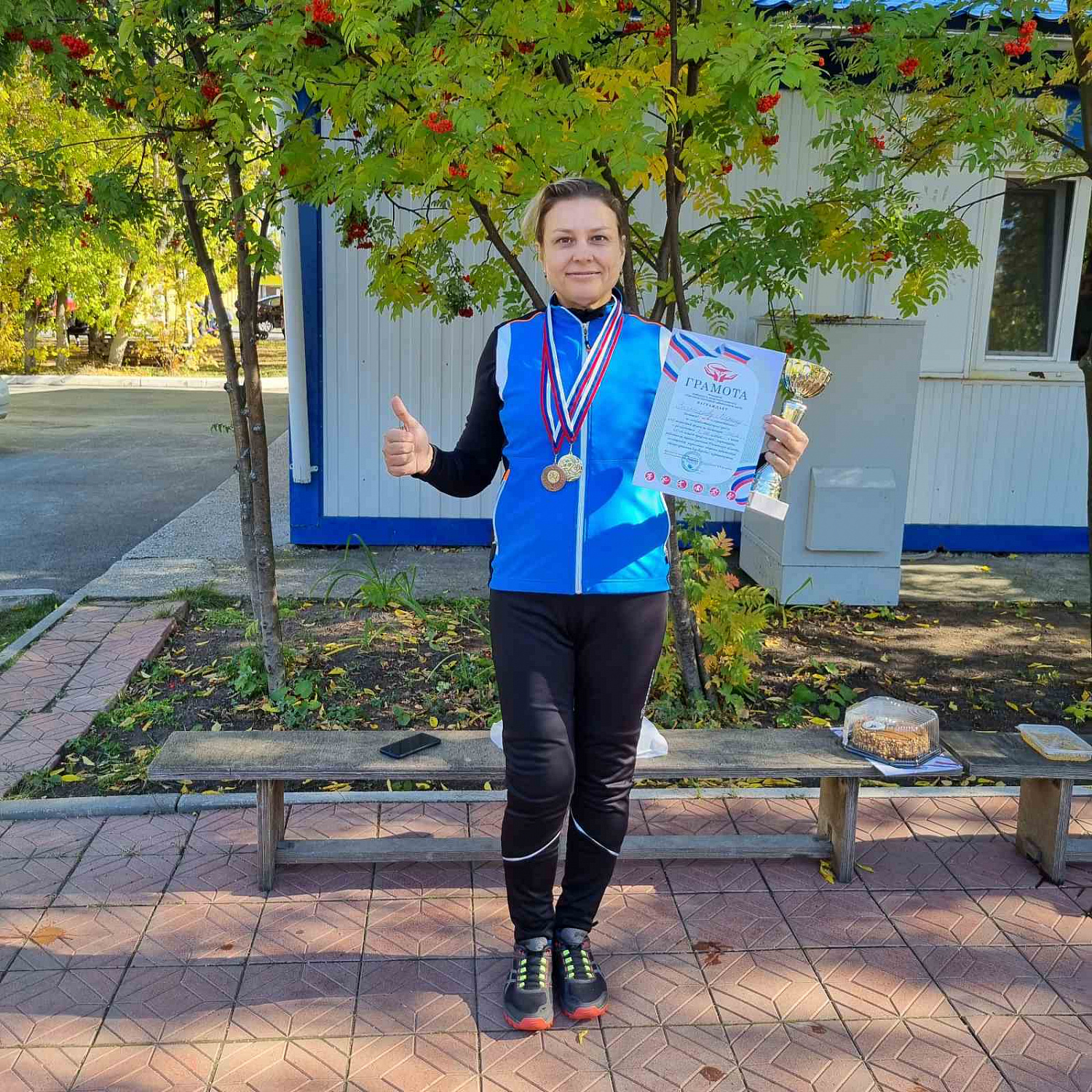 3 МЕСТО В ЛЕГКОАТЛЕТИЧЕСКОМ КРОССЕ
